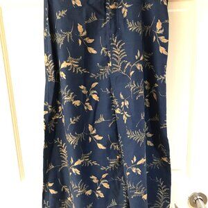 LIz Claiborne VINTAGE  A-LINE  Long SKIRT sz 2P Linen blend